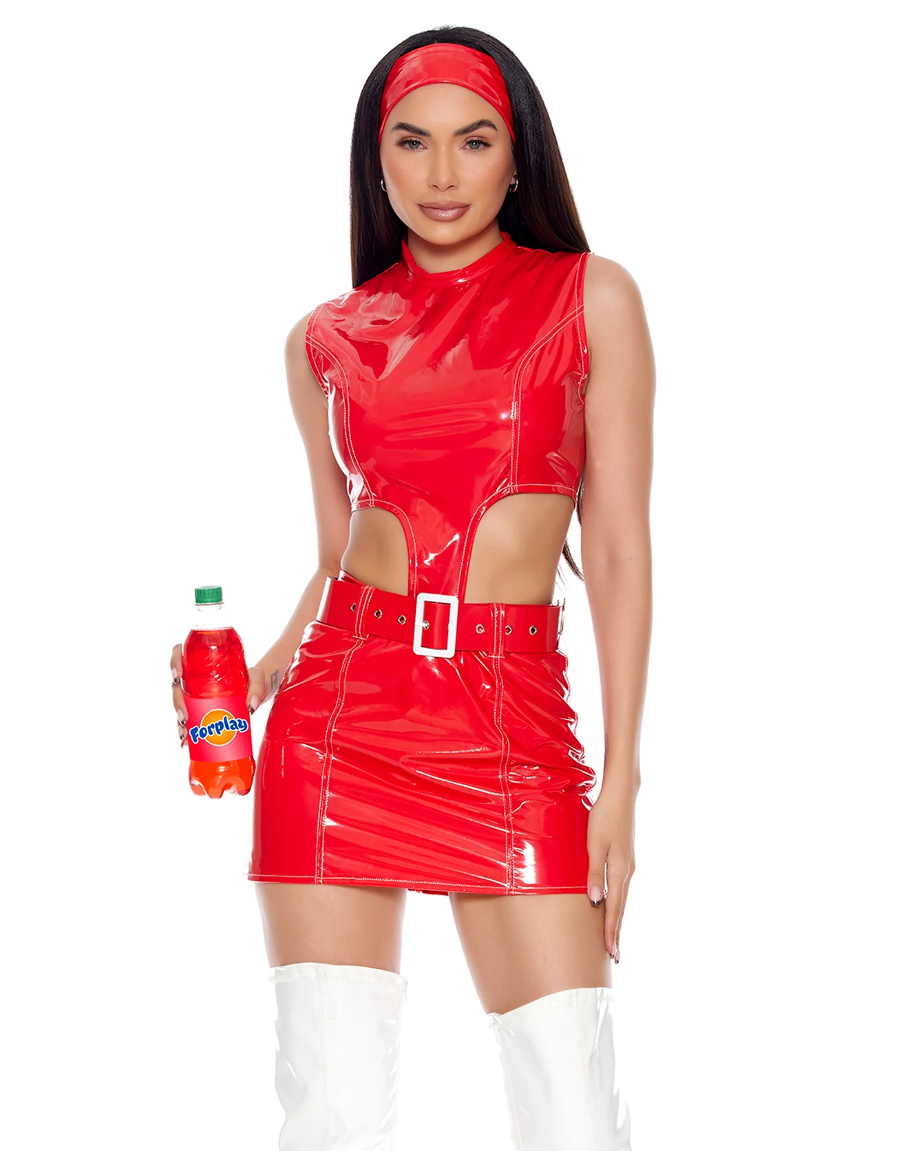 4pc Red Soda Squad Costume - Image 7