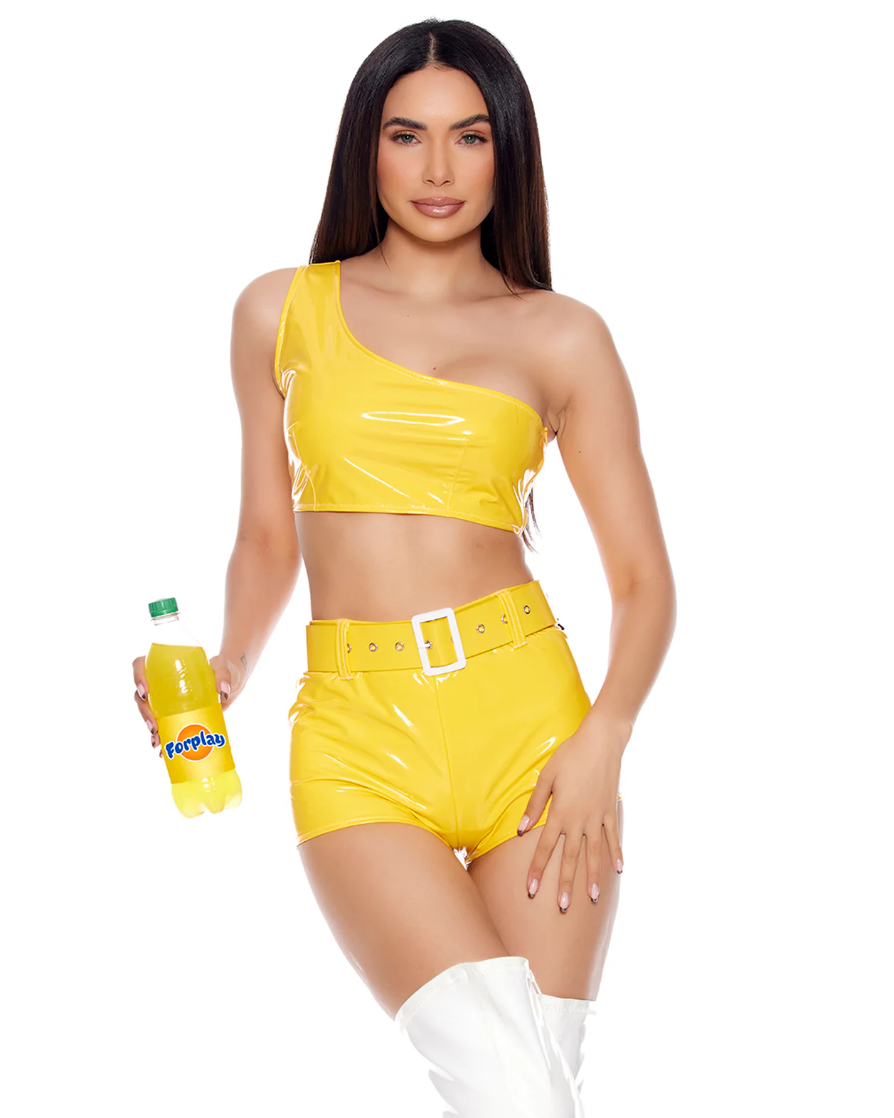3pc Yellow Soda Squad Costume - Image 5