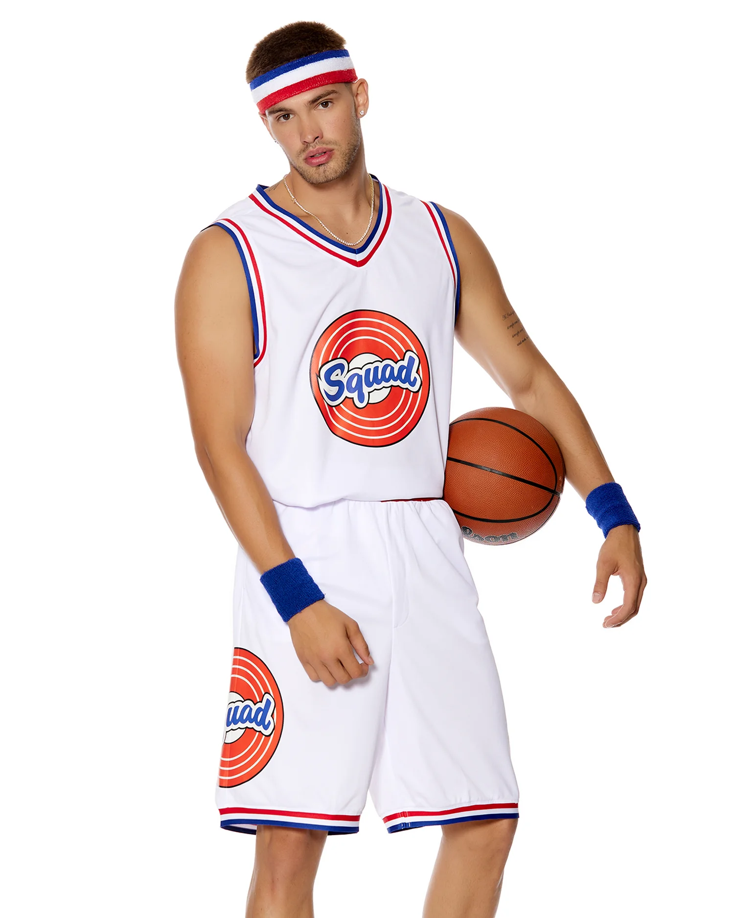 4pc Men's Bunny Squad Costume - Image 4