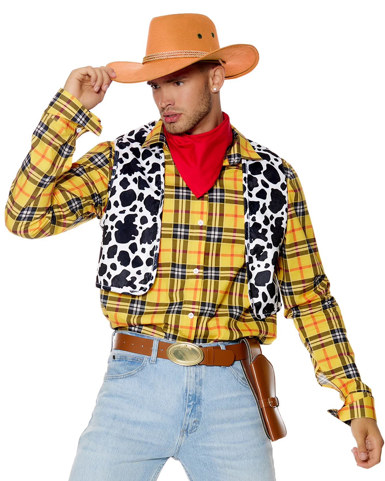 4pc Men's Cowboy Story Costume - Image 3