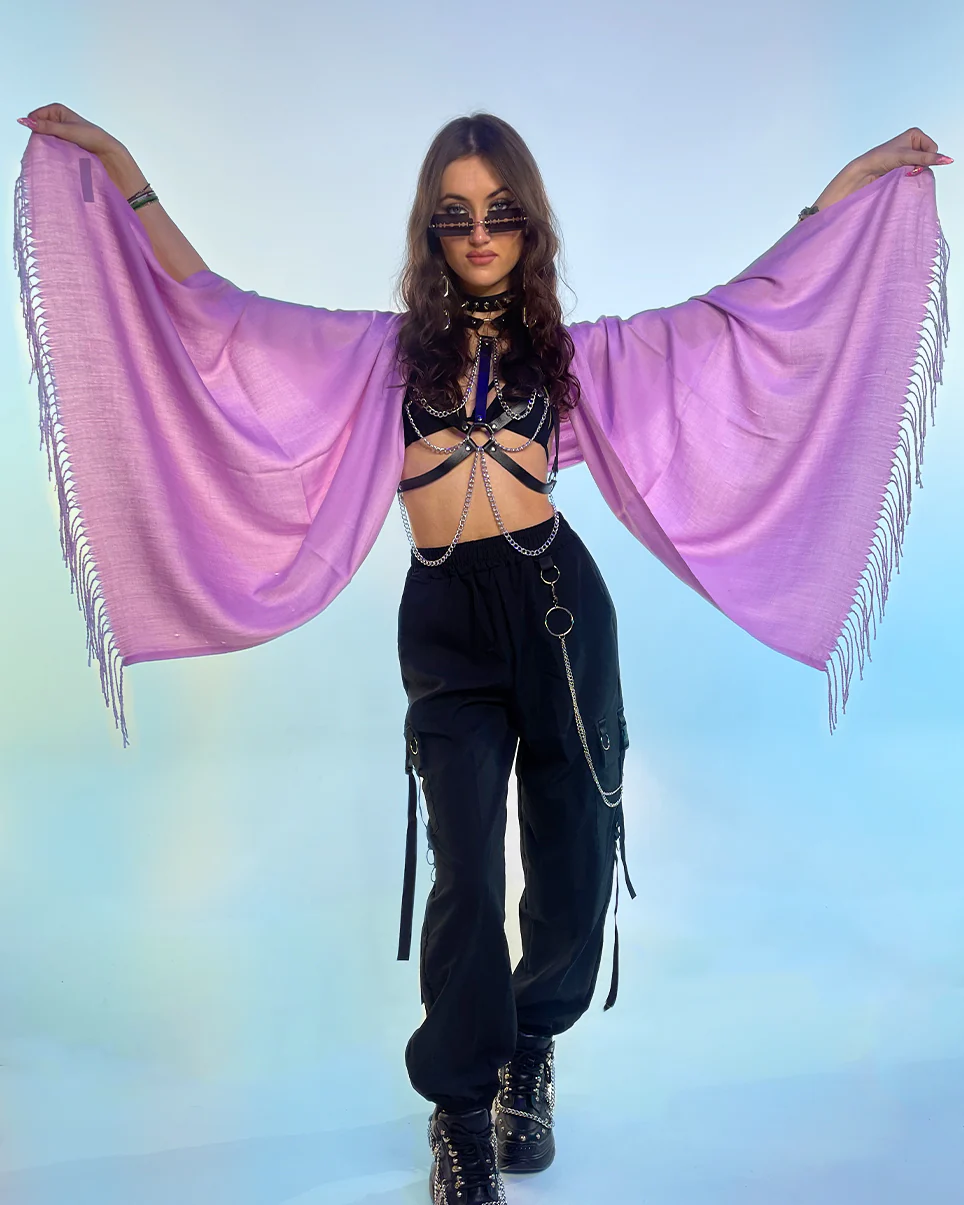 Basic Solid Pashmina Scarf - Image 11