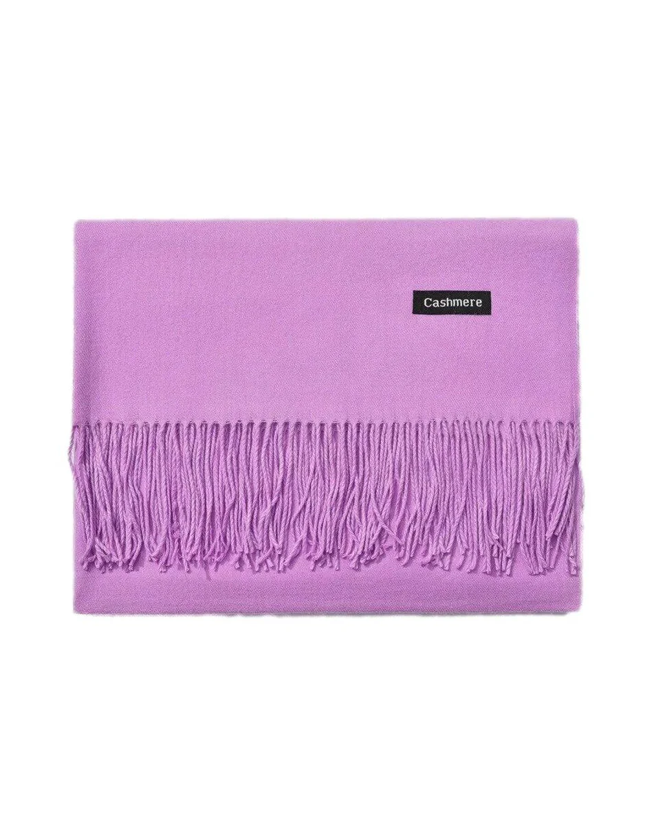 Basic Solid Pashmina Scarf - Image 13