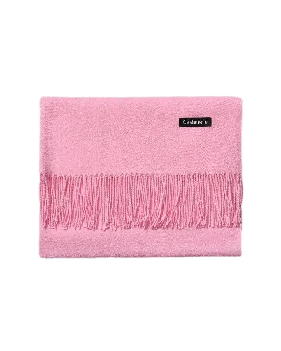 Basic Solid Pashmina Scarf - Image 15