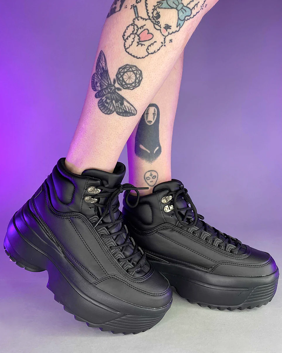 Black High Livin' Women's Hi Top Sneakers - Image 4