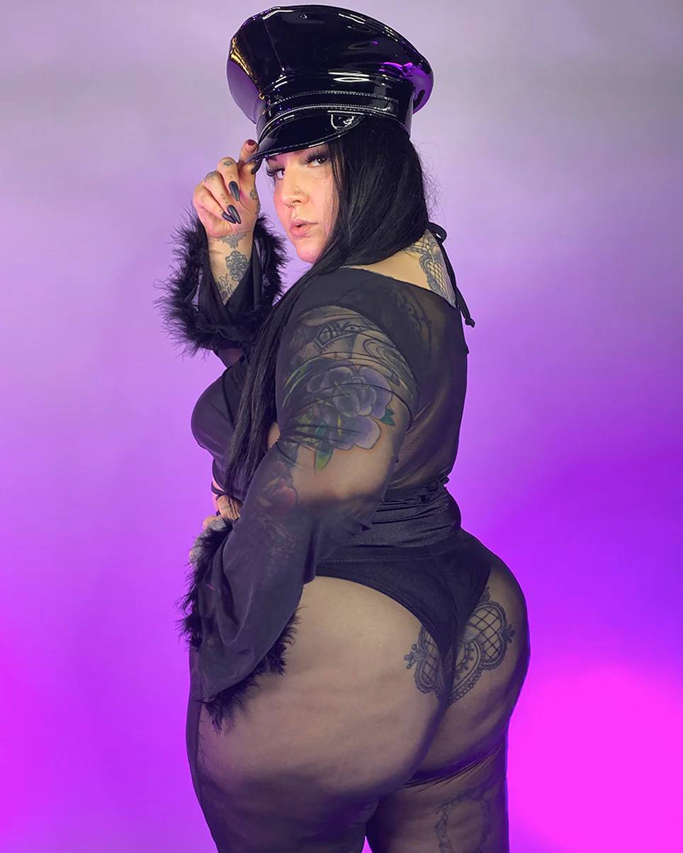 Bubble-icious Sheer Fur Bell Bottoms - Image 11