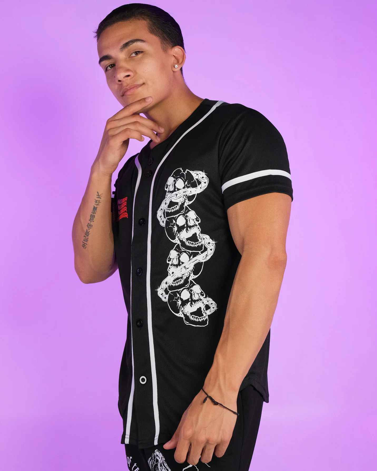 Catch Me At The Rails Headbanger Black Jersey - Image 3