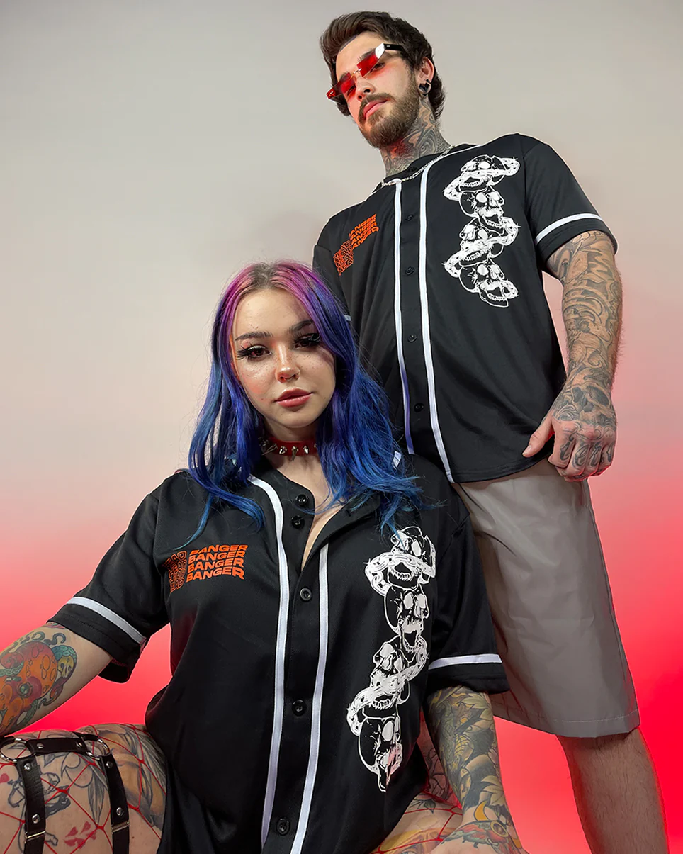 Catch Me At The Rails Headbanger Black Jersey - Image 5