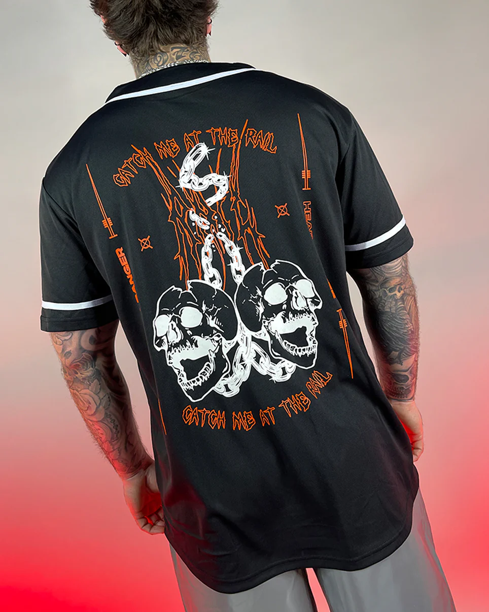 Catch Me At The Rails Headbanger Black Jersey - Image 7