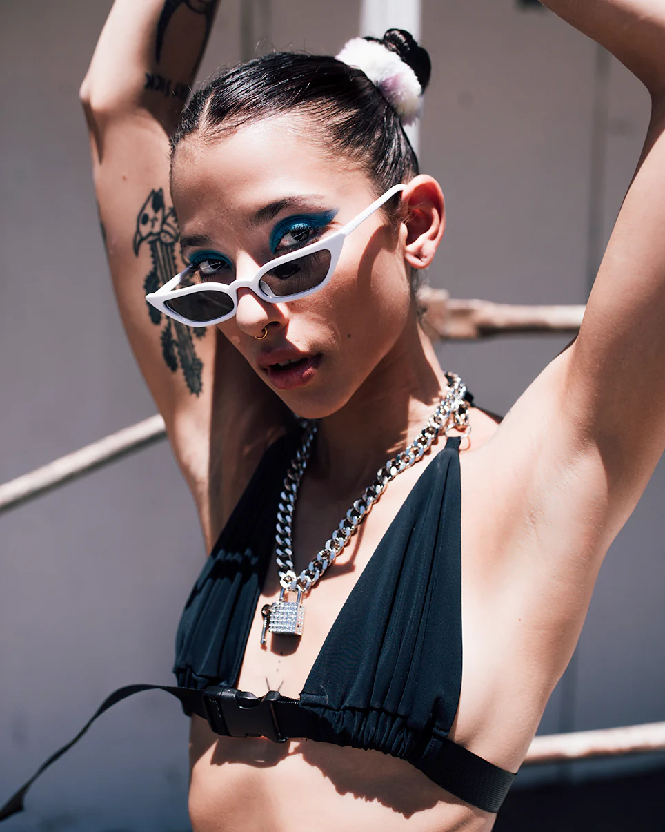 Black Click It Buckle Top - Image 4