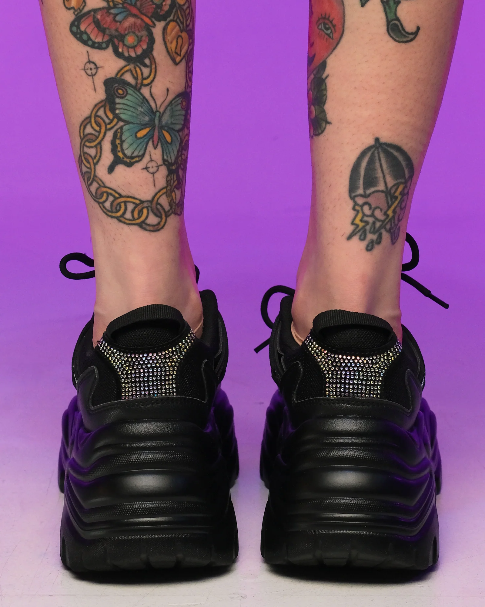 Black Steppin' Out Sneakers - Image 4