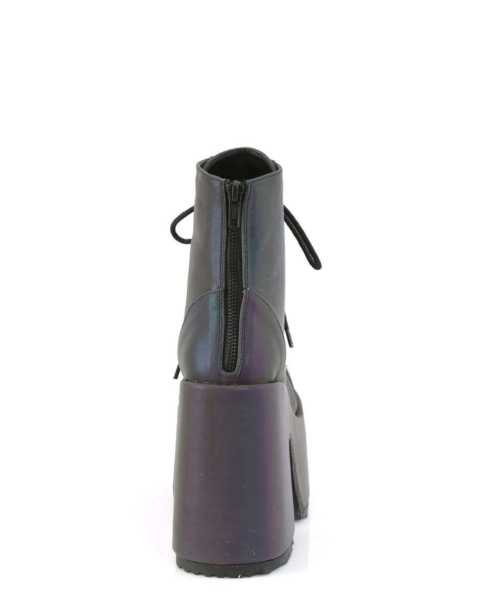 Demonia Rainbow Reflective Platform Bootie - Image 10