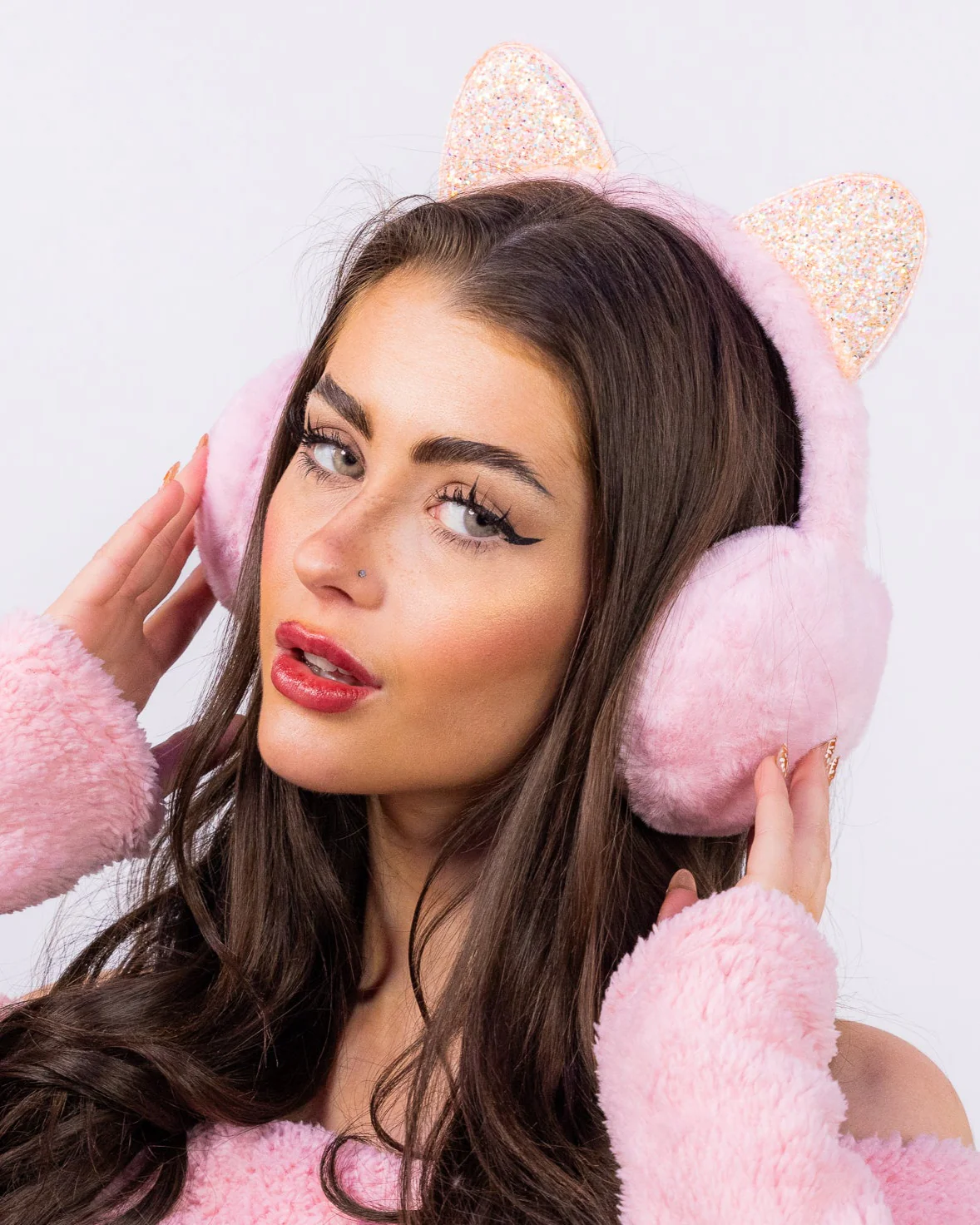 Glitter Kitty Unisex Earmuffs - Image 4