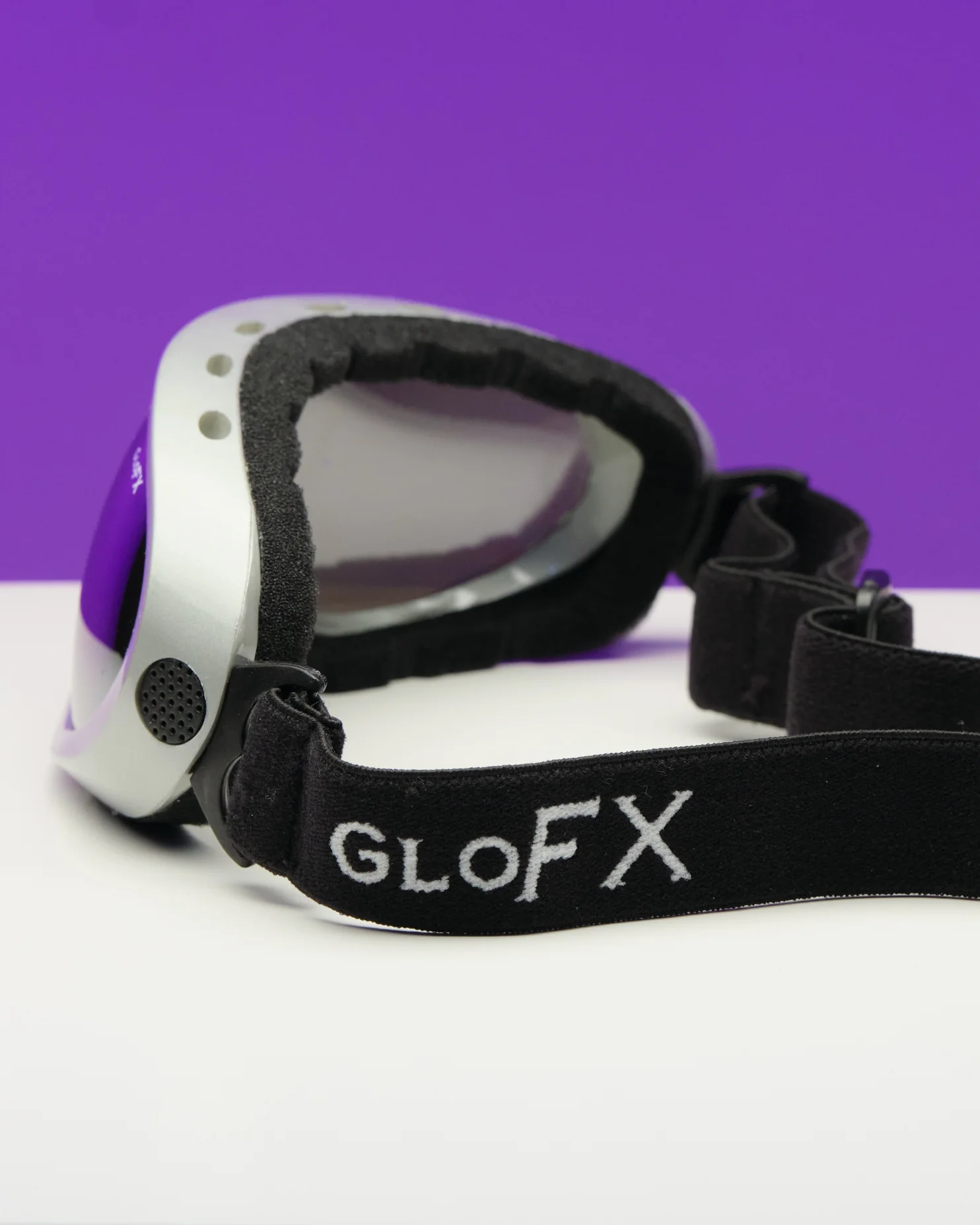 GloFX Silver Diffraction Ski Goggles - Silver Mirror - Image 3