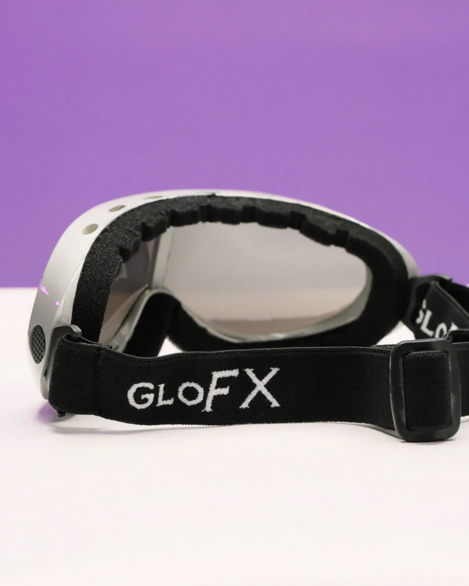 GloFX Silver Diffraction Ski Goggles - Silver Mirror - Image 4