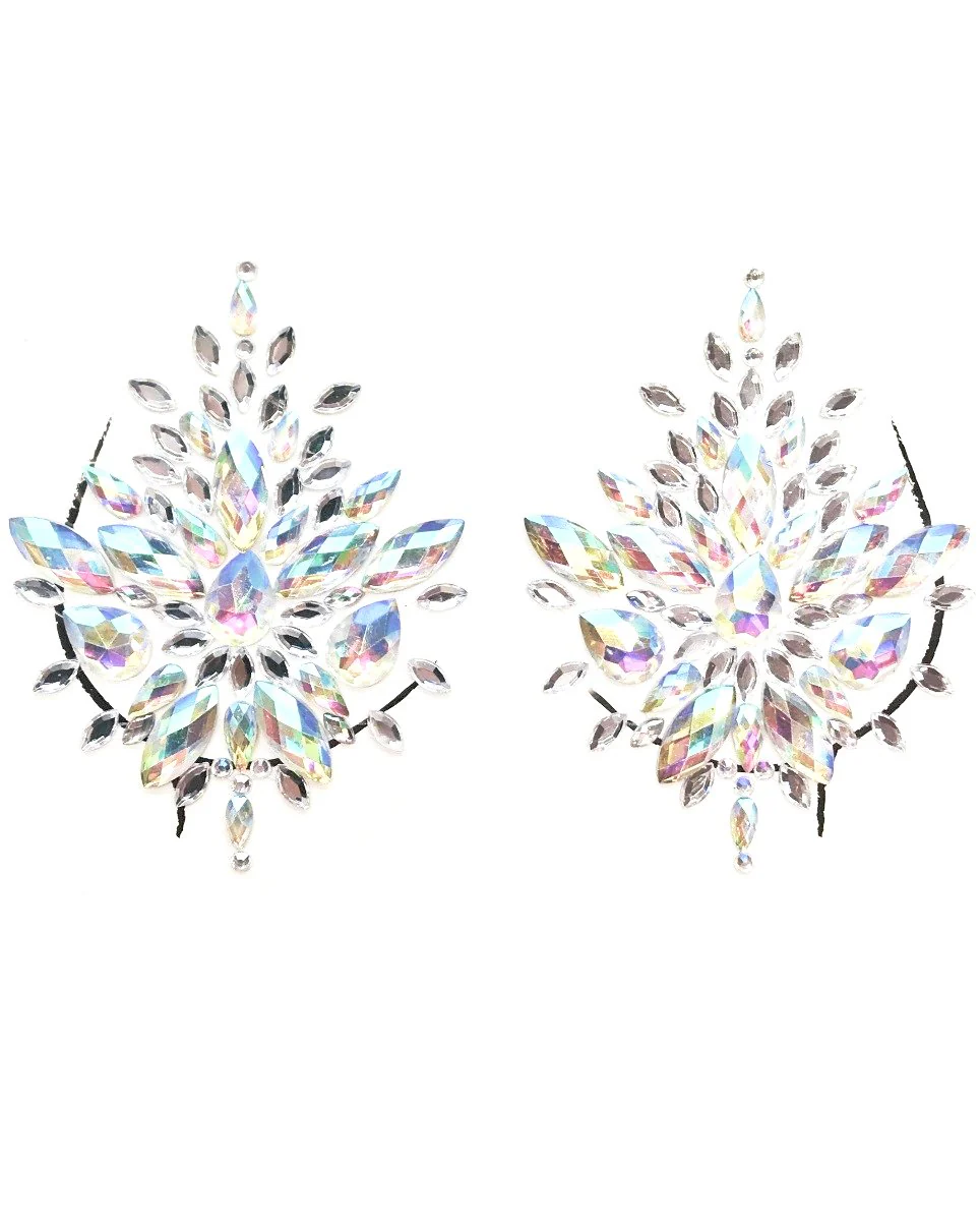 Iridescent Self-Adhesive Jewel Pasties - Image 3
