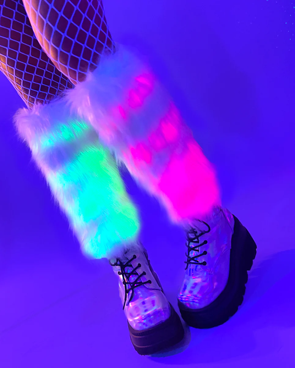 Light Up White Fluffies - Image 11