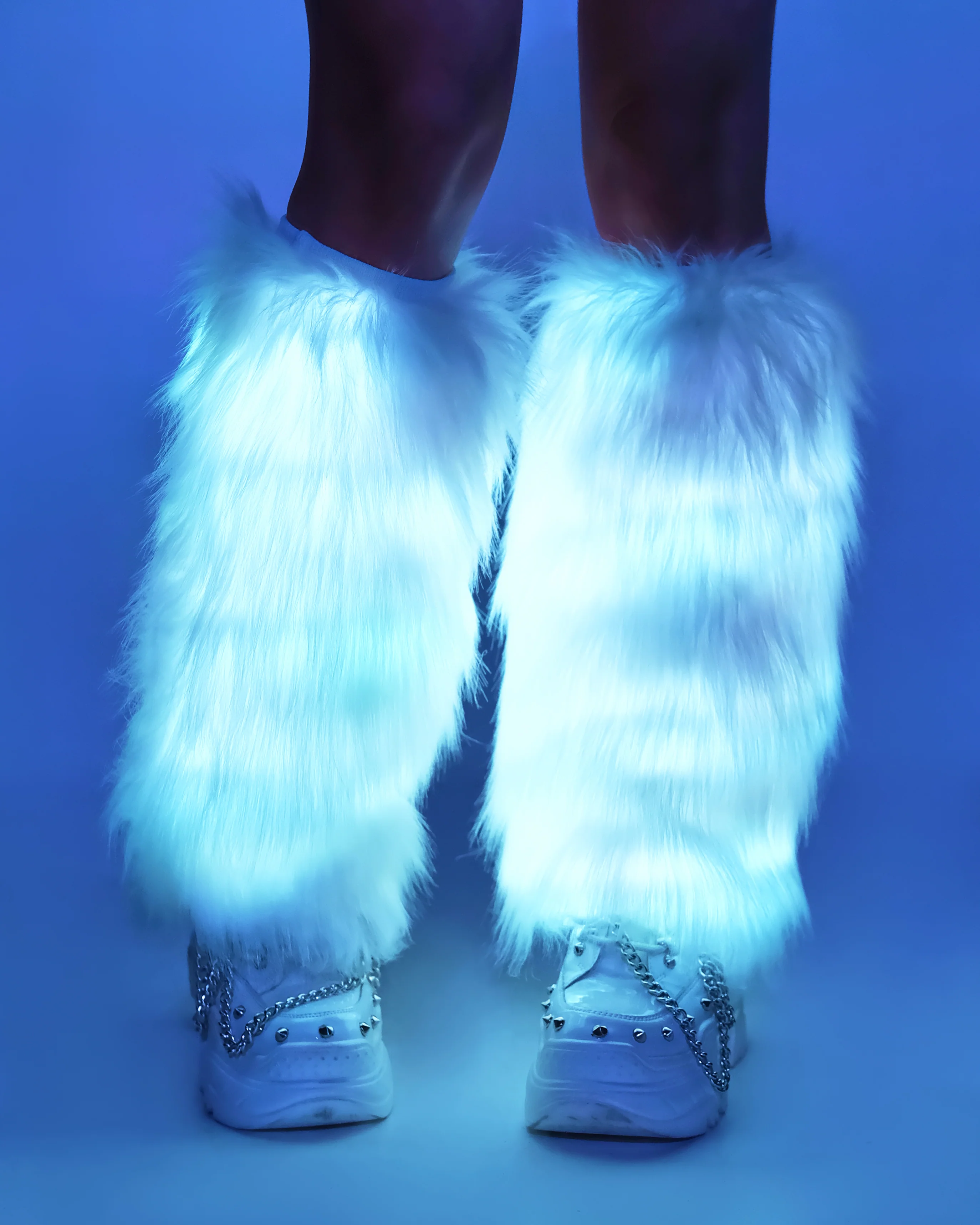 Light Up White Fluffies - Image 22