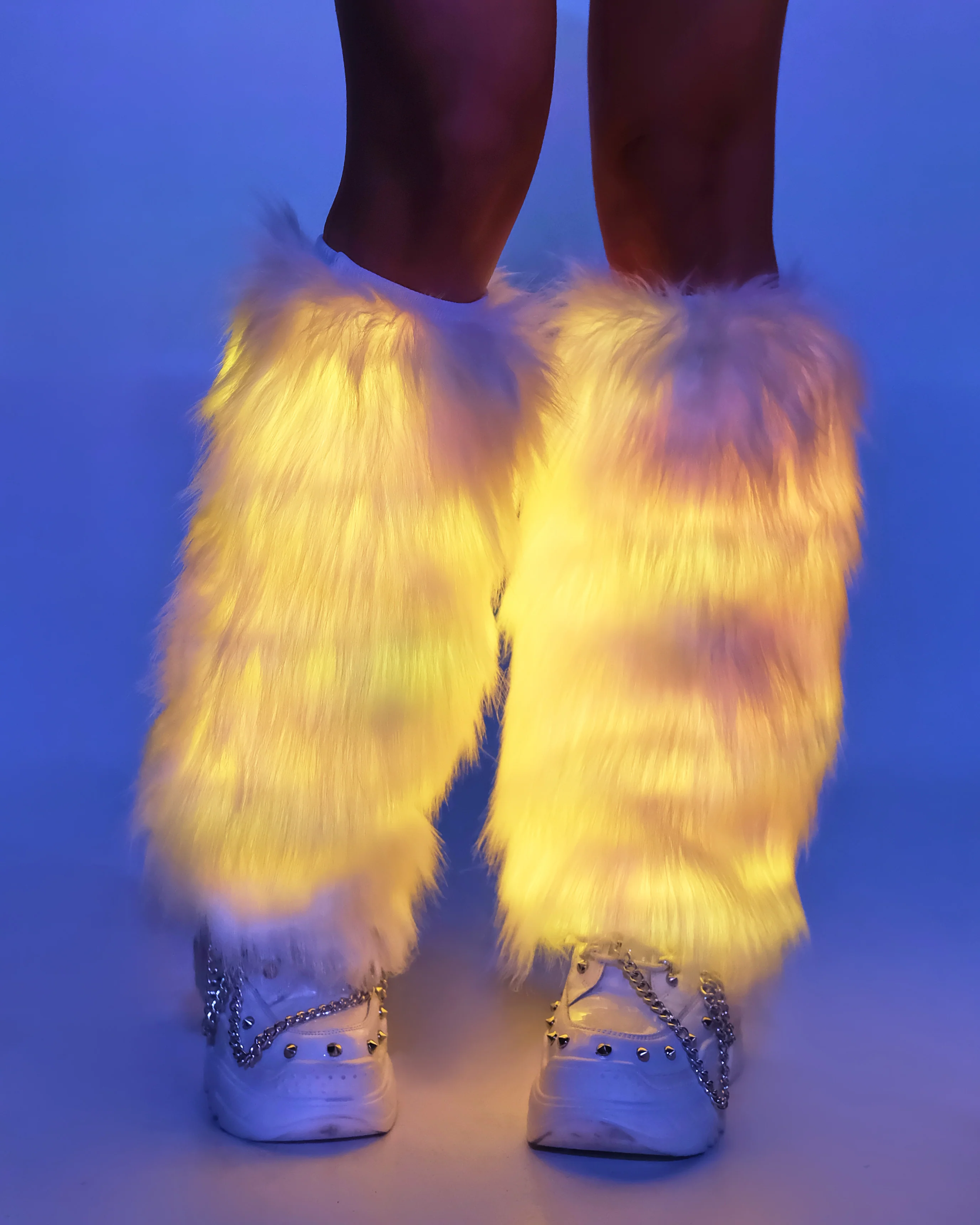 Light Up White Fluffies - Image 9