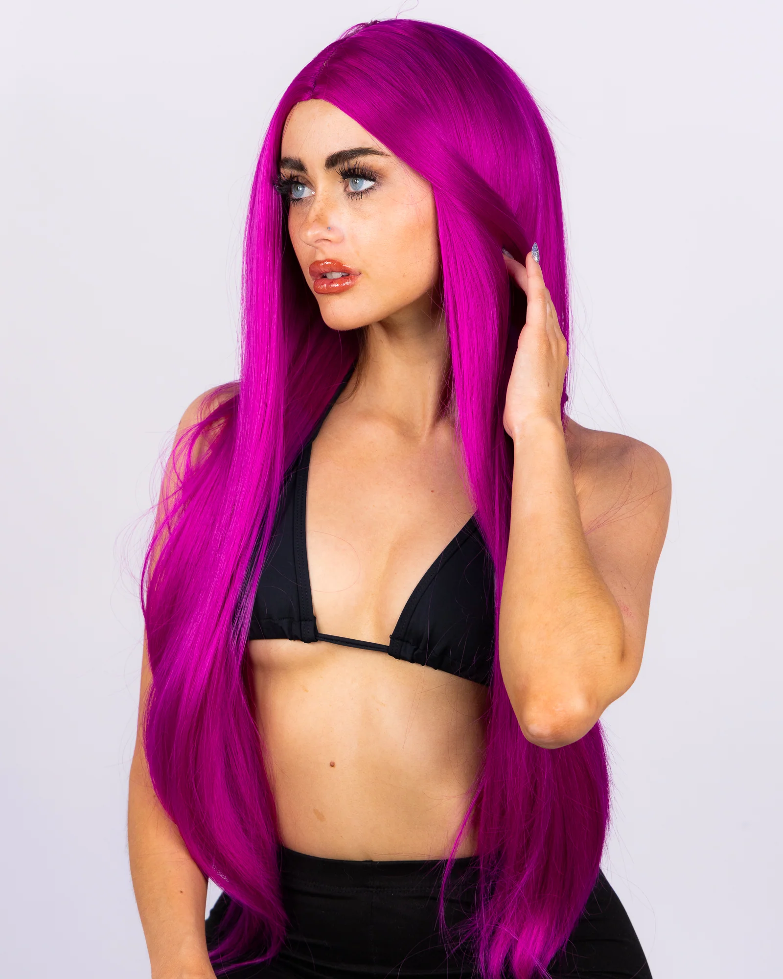 33" Long Straight Women's Wig - Image 5