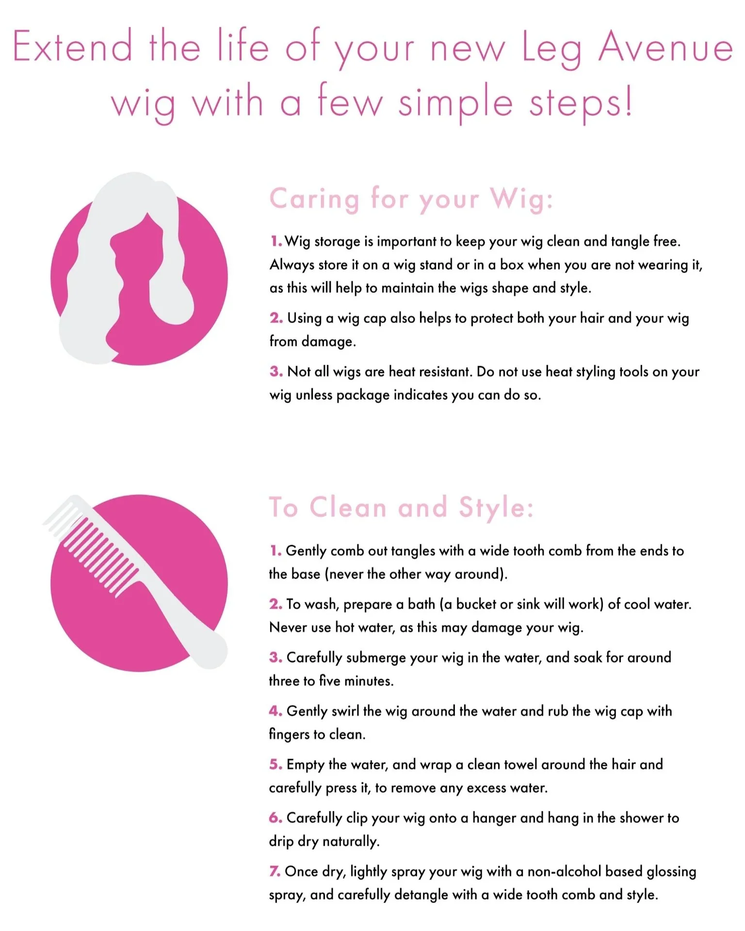 33" Long Straight Women's Wig - Image 7