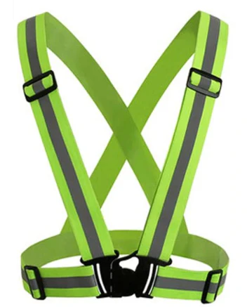 Danger Zone Neon Reflective Buckle Vest - Image 5
