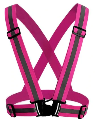 Danger Zone Neon Reflective Buckle Vest - Image 6