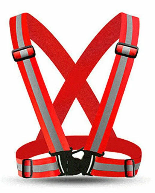 Danger Zone Neon Reflective Buckle Vest - Image 7