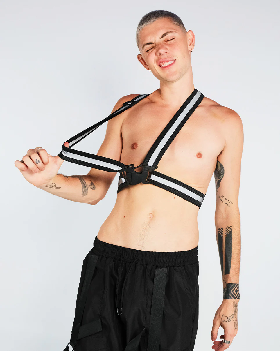 Danger Zone Neon Reflective Buckle Vest - Image 9