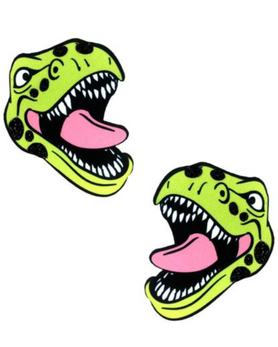 Sexy T-Rexy Glitter Pasties - Image 3