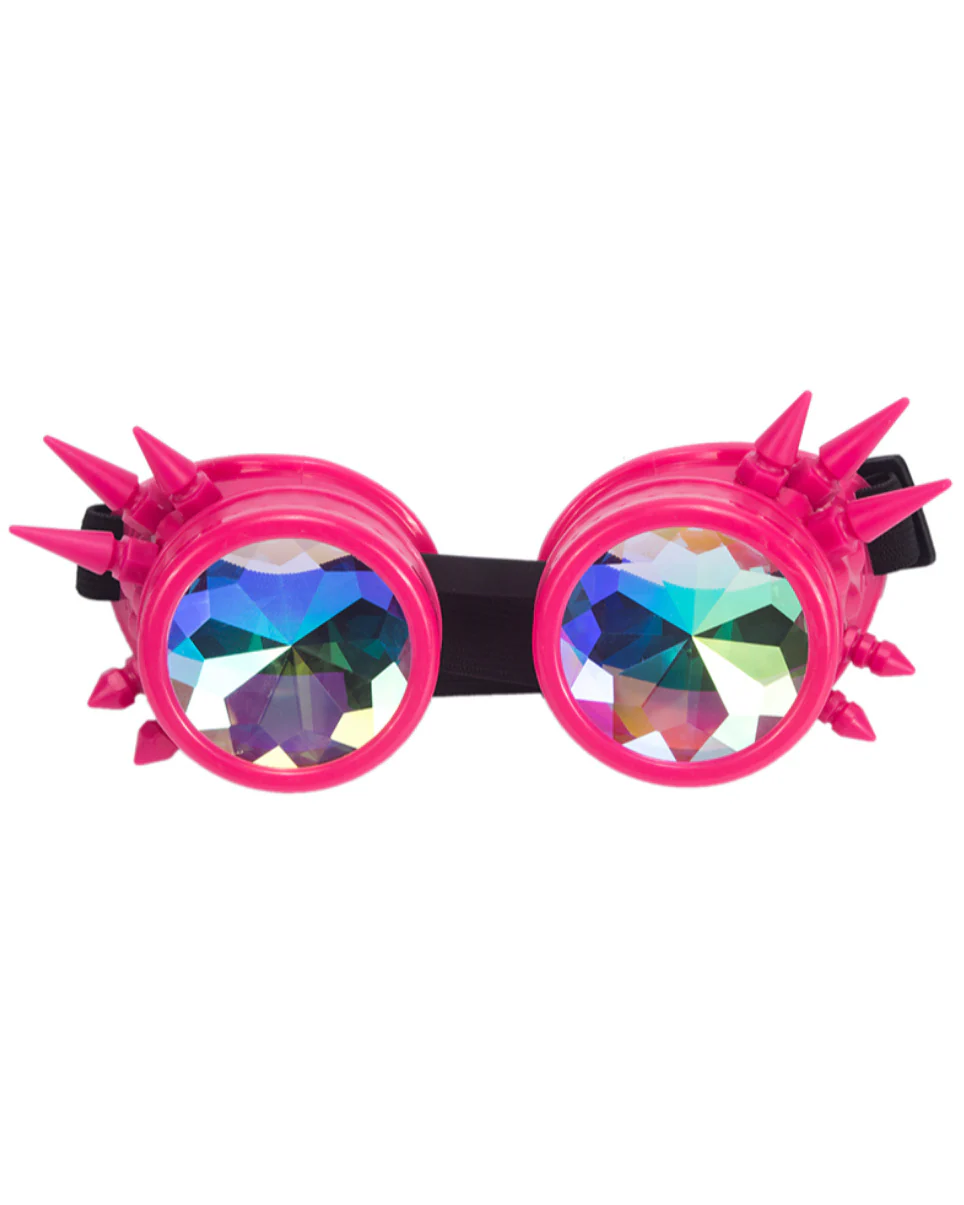 Spiky Kaleidoscope Steampunk Goggles - Image 6