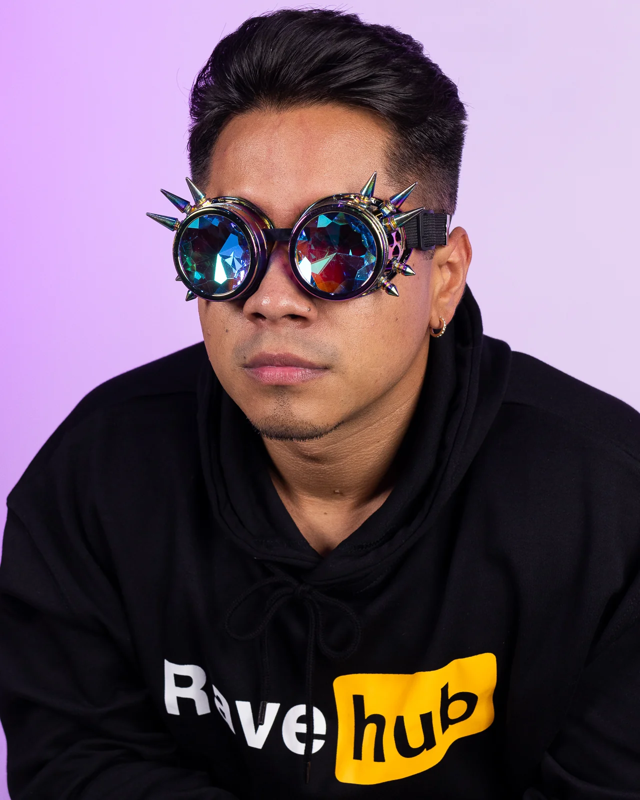 Spiky Kaleidoscope Steampunk Goggles - Image 7