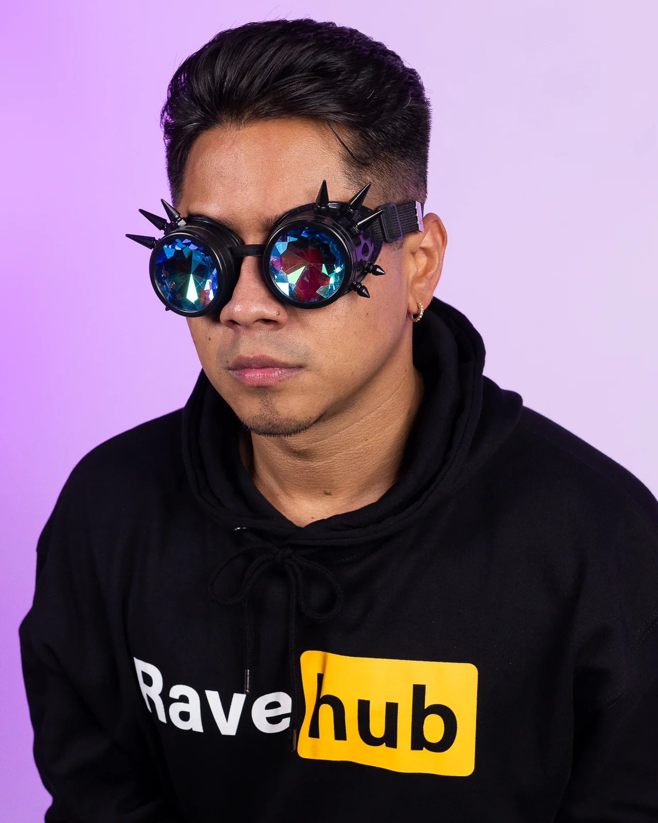 Spiky Kaleidoscope Steampunk Goggles - Image 8