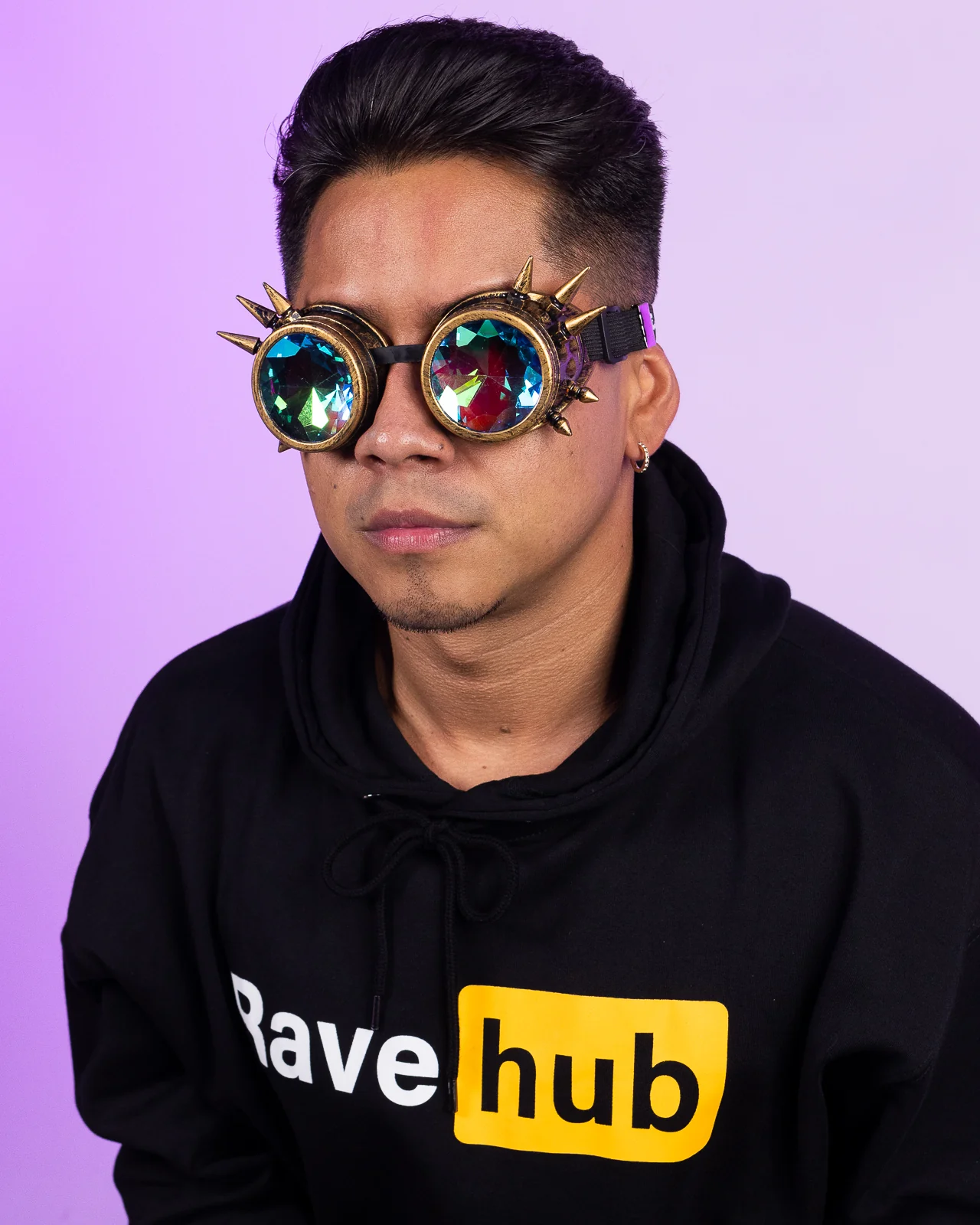 Spiky Kaleidoscope Steampunk Goggles - Image 9