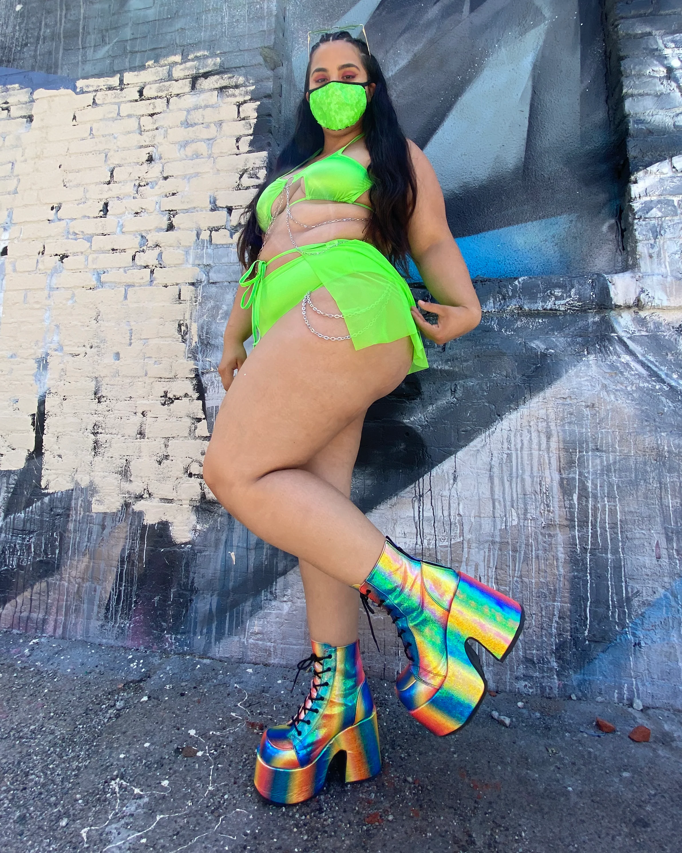 Spin Me Round Mesh Tie Skirt - Image 10