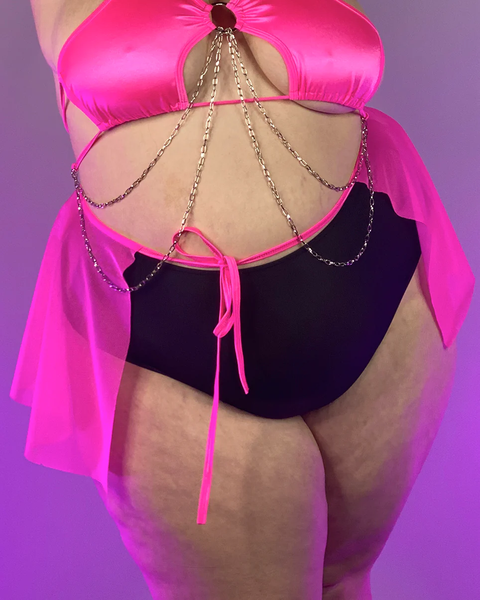 Spin Me Round Mesh Tie Skirt - Image 8