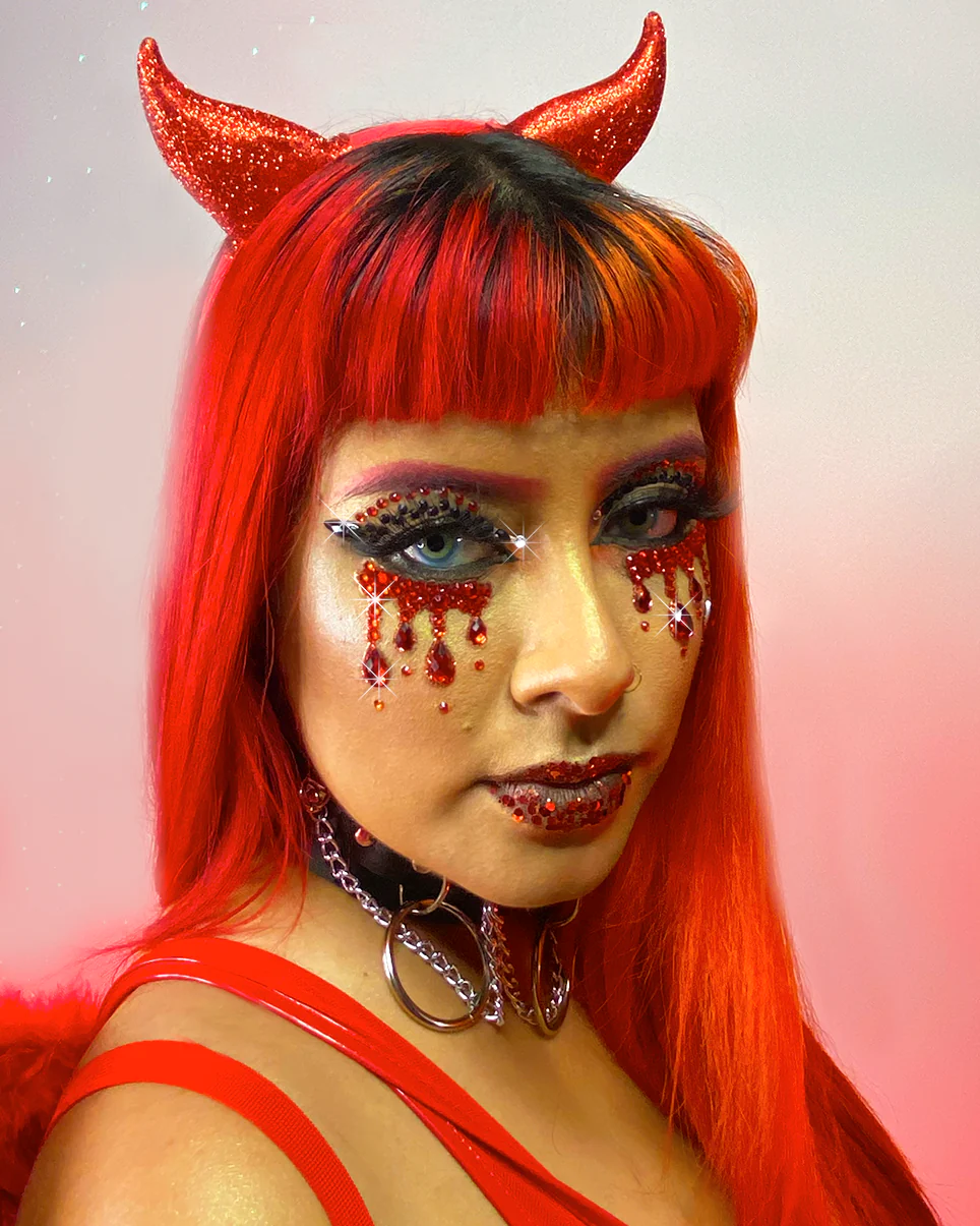 Vampire Blood Face Jewels - Image 3