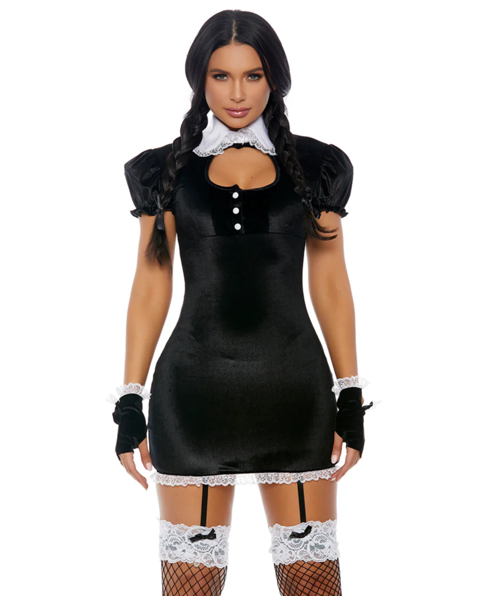 Woman Crush Women's 3pc Wednesday Character Costume - Image 7